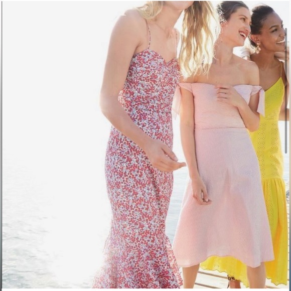 J. Crew Seersucker Pink Gingham Dress - Picture 2 of 8